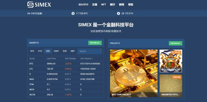 区块链Simex是什么交易所?Simex交易所怎么样?