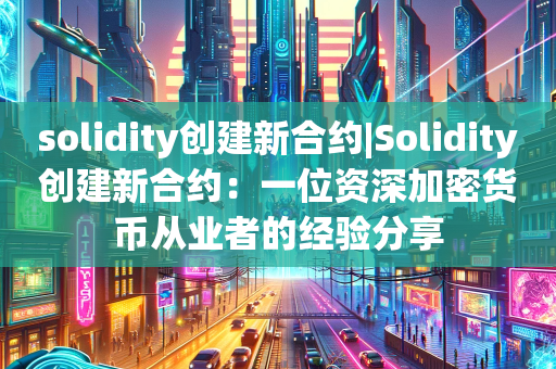 solidity创建新合约|Solidity创建新合约：一位资深加密货币从业者的经验分享