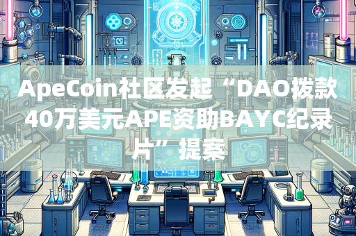 ApeCoin社区发起“DAO拨款40万美元APE资助BAYC纪录片”提案